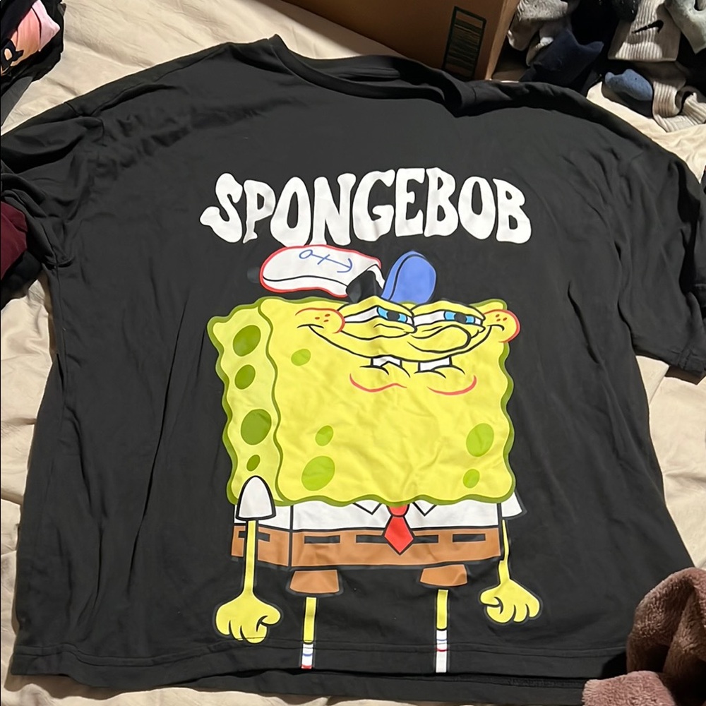 Nickelodeon Black Graphic Tee